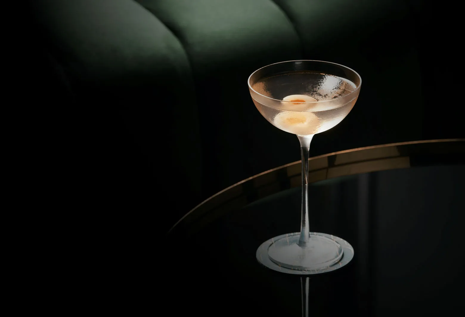 A drink served at the bar at Lulu Wild, Birmingham