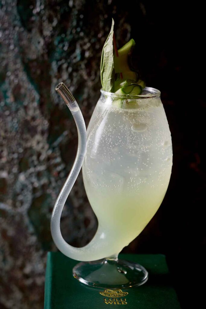 Fresh Venom, the Year of the Snake cocktail at Lulu Wild, Birmingham