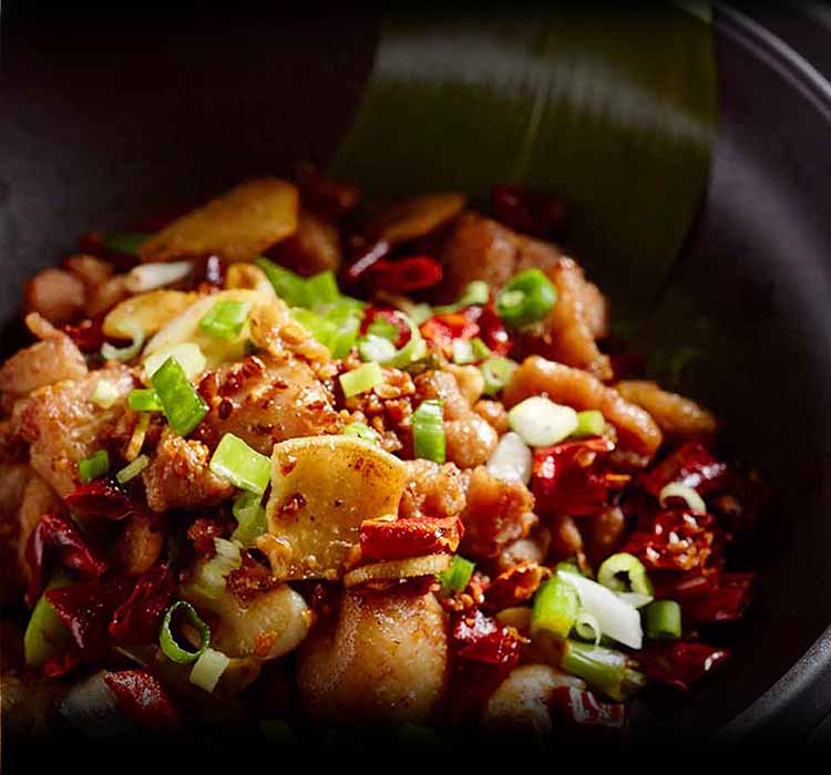 Chinese food Birmingham restaurant: image of salt and pepper wok fried chicken from Lulu Wild Chinese restaurant and cocktail bar